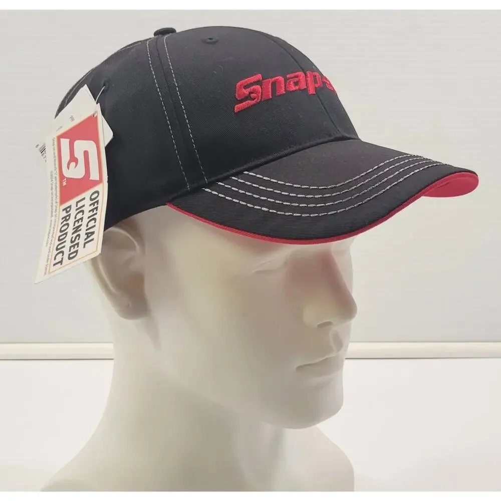 N) Snap-On Tools Choko Authentics Snap Back Black Red Promo Peak Cap Hat
